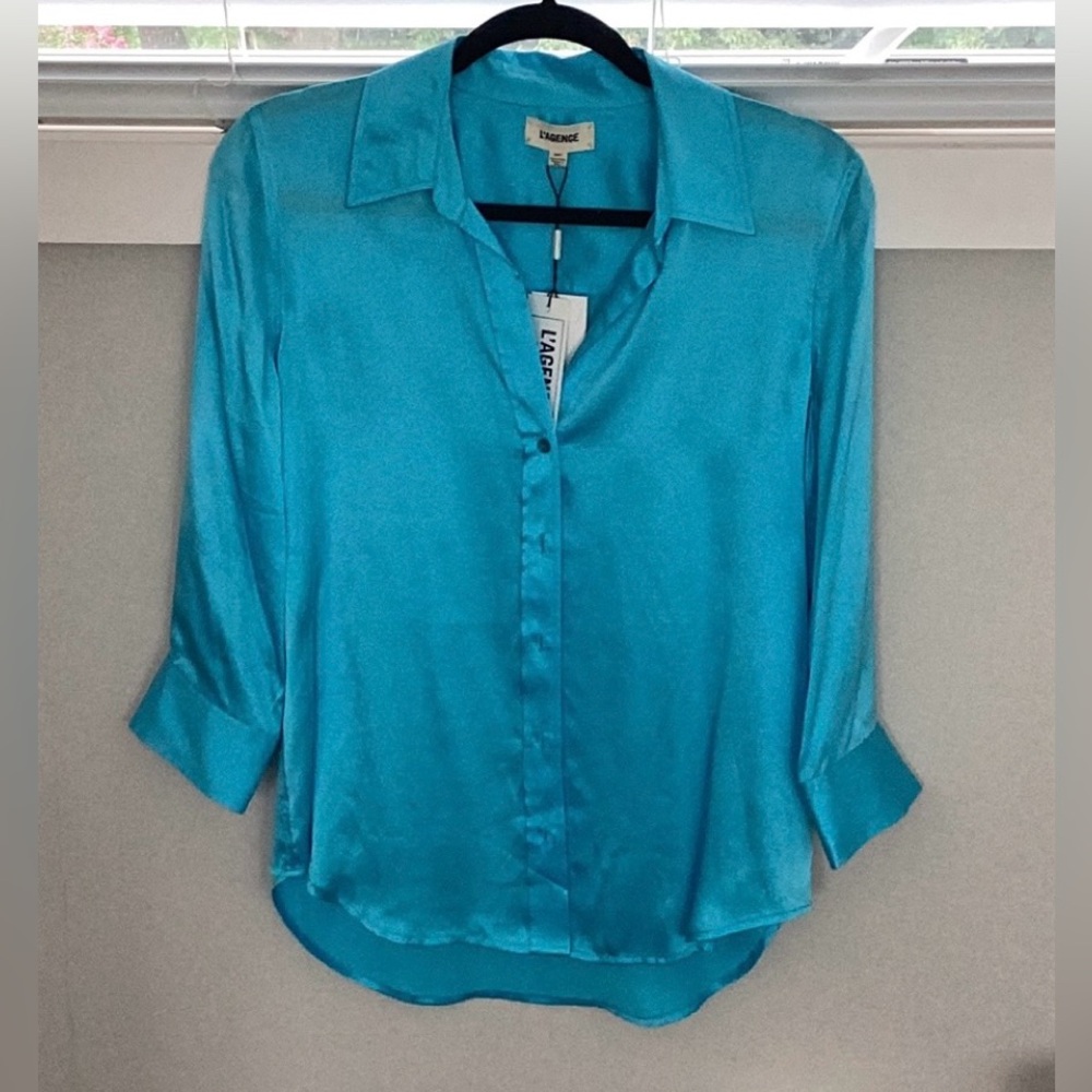 L’Agence silk blouse XS